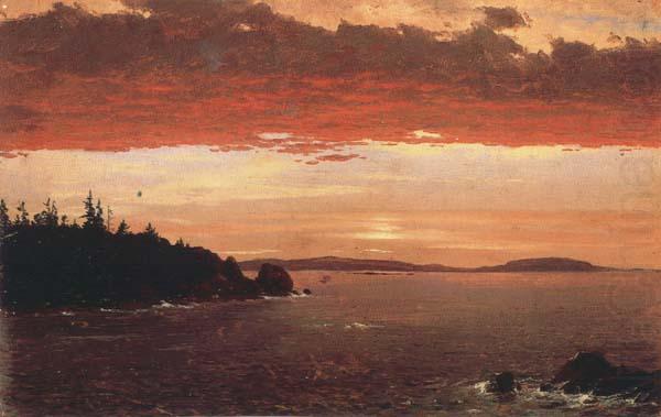 Schoodic Peninsula from Mount Desert at Sunrise, Frederic E.Church